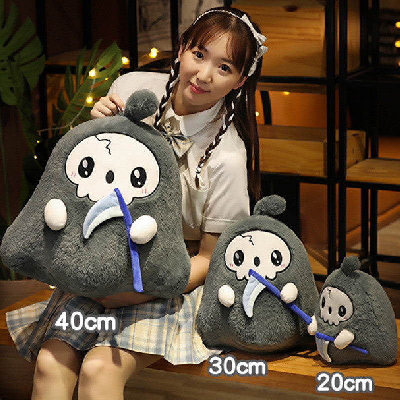 40CM Cute Ghost Skeleton Plush Toys Cartoon Soft Stuffed Dolls Gift For Kids Halloween Decor