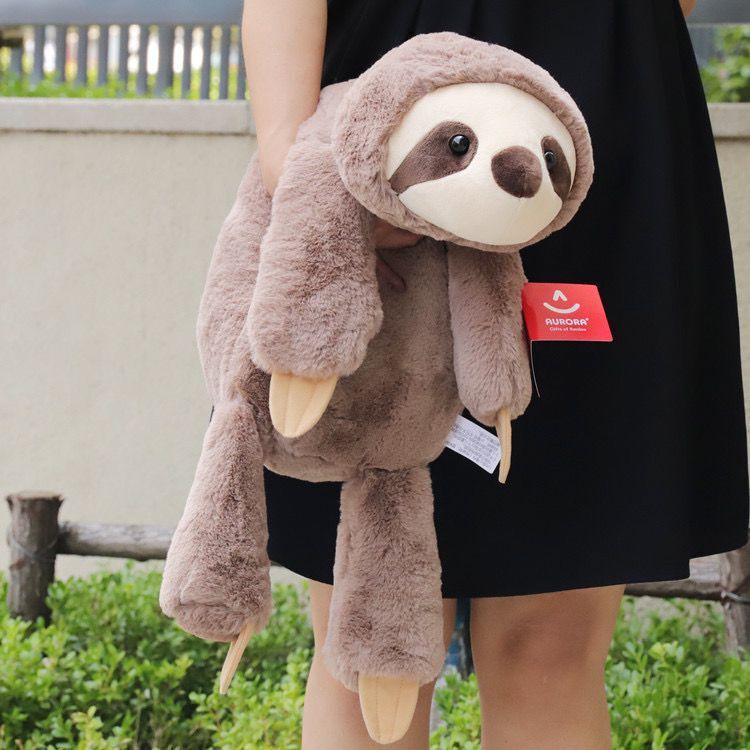 70CM Animals Sloth Raccoons Crocodile Fox Dolls Pillow Soft Toy Birthday Gift For Kids Baby Mascot Halloween Xmas Gifts