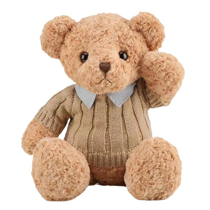 40CM Sweater Bear Plush Toys Cartoon Soft Stuffed Animals Dolls Mascot Xmas Kids Valentine's Day Gift