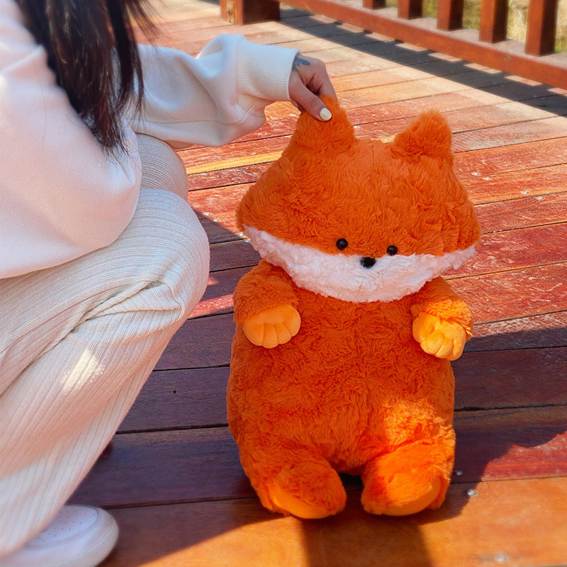 40CM Fat Dinosaur/Pig/Cat/Fox Stuffed Animals Dolls Plush Pillow Toys Mascot Kids Birthday Xmas Gift Home Decor
