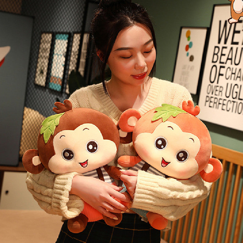 65CM Cute Monkey Dolls Stuffed Wild Animals Plush Pillow Toy For Kids Birthday Xmas Gifts