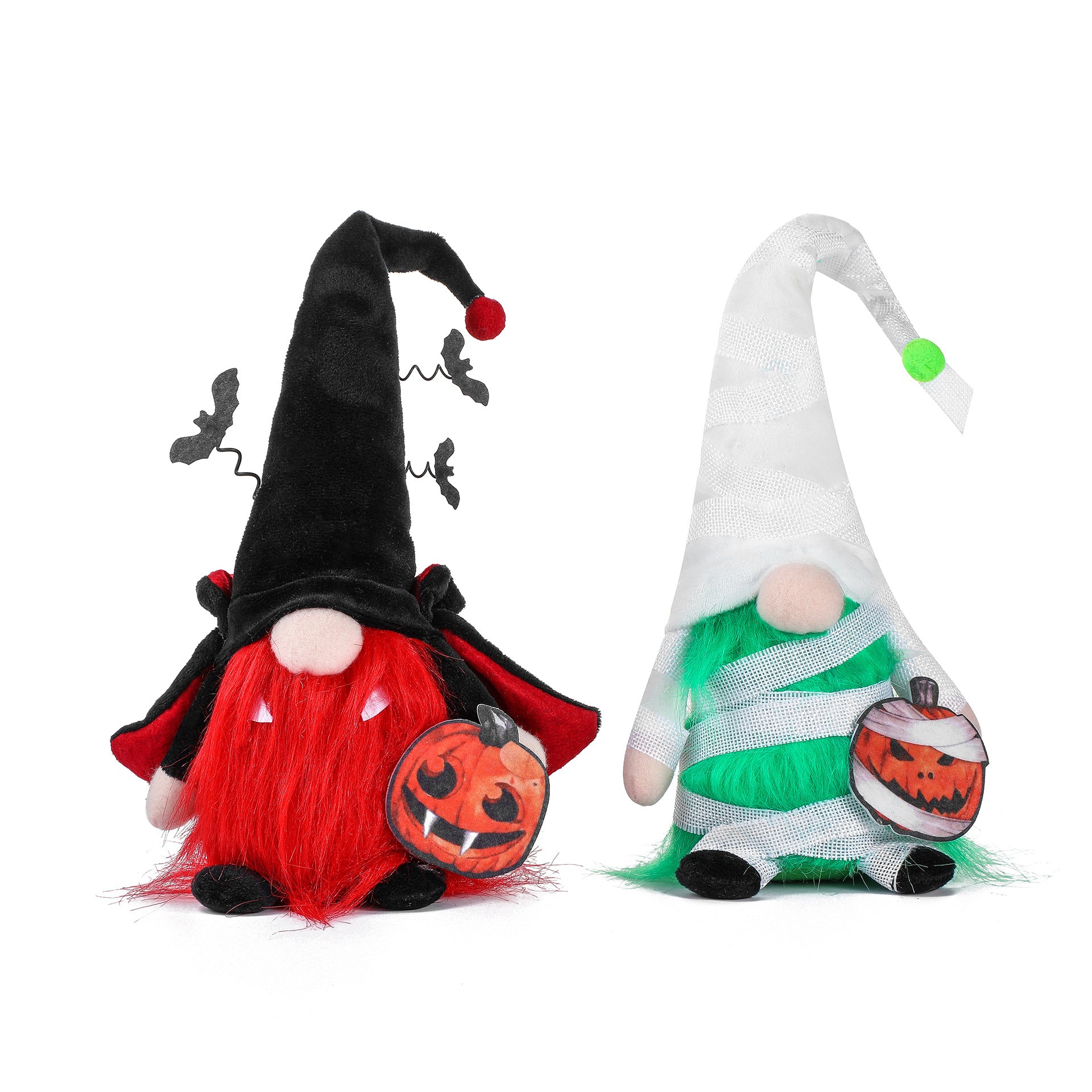31CM Halloween Vampire Pumpkin Bandage The Gnome Figurine Dolls Toy Xmas Gifts Mascot Festival Home Decor