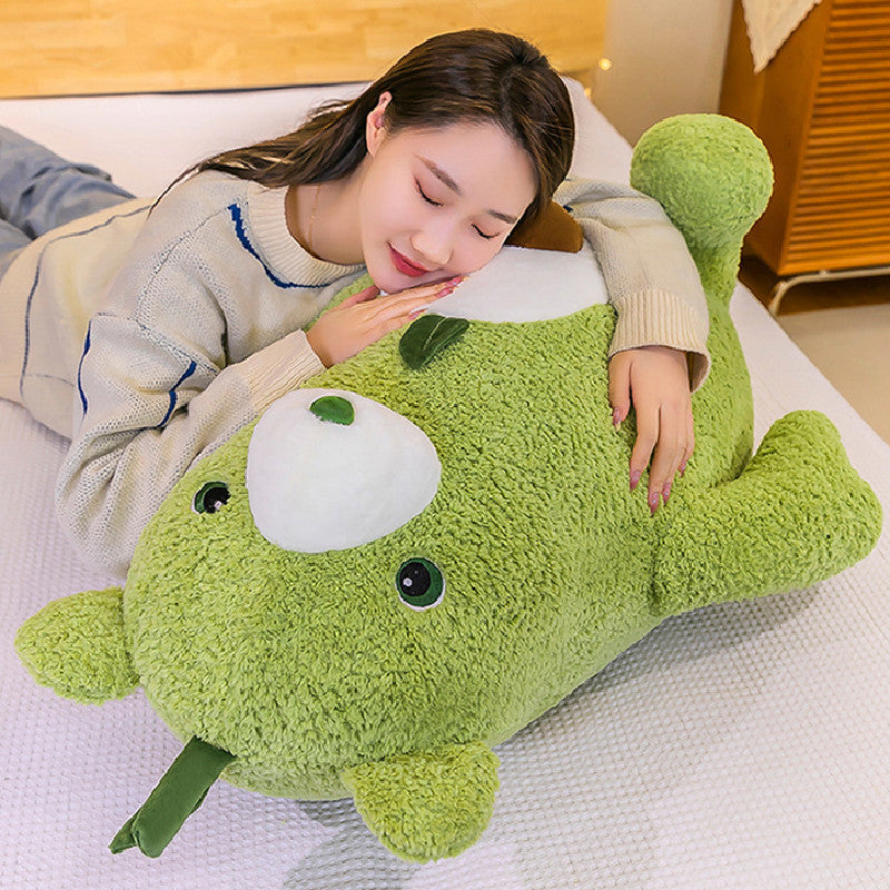 50CM Avocado Bear Pillow Soft Plush Toys Cartoon Stuffed Animals Dolls Mascot Kids Birthday Xmas Gift Home Decor