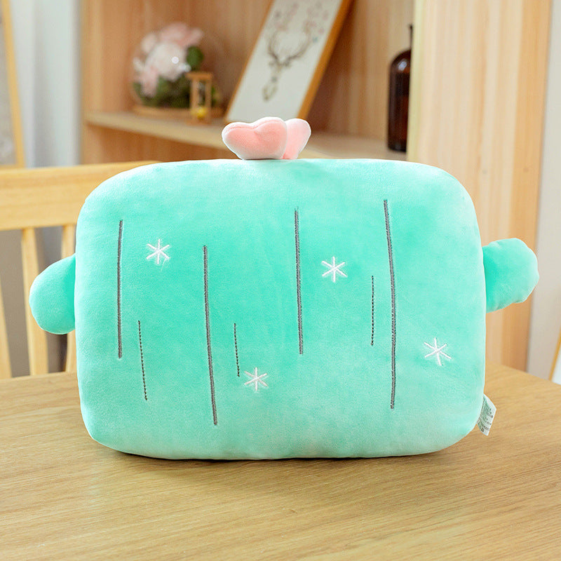 32CM Crocodile Carrot Strawberry Unicorn Plush Hand Warmers Bag Cute Cartoon Soft Animals Dolls Pillow Winter Expressive Gift