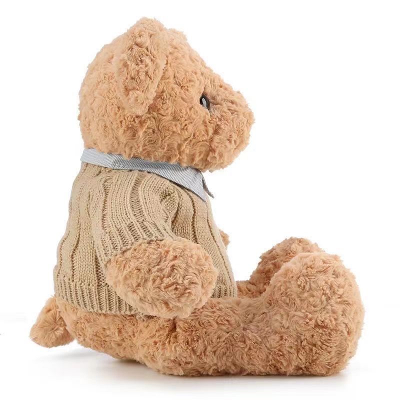 40CM Sweater Bear Plush Toys Cartoon Soft Stuffed Animals Dolls Mascot Xmas Kids Valentine's Day Gift