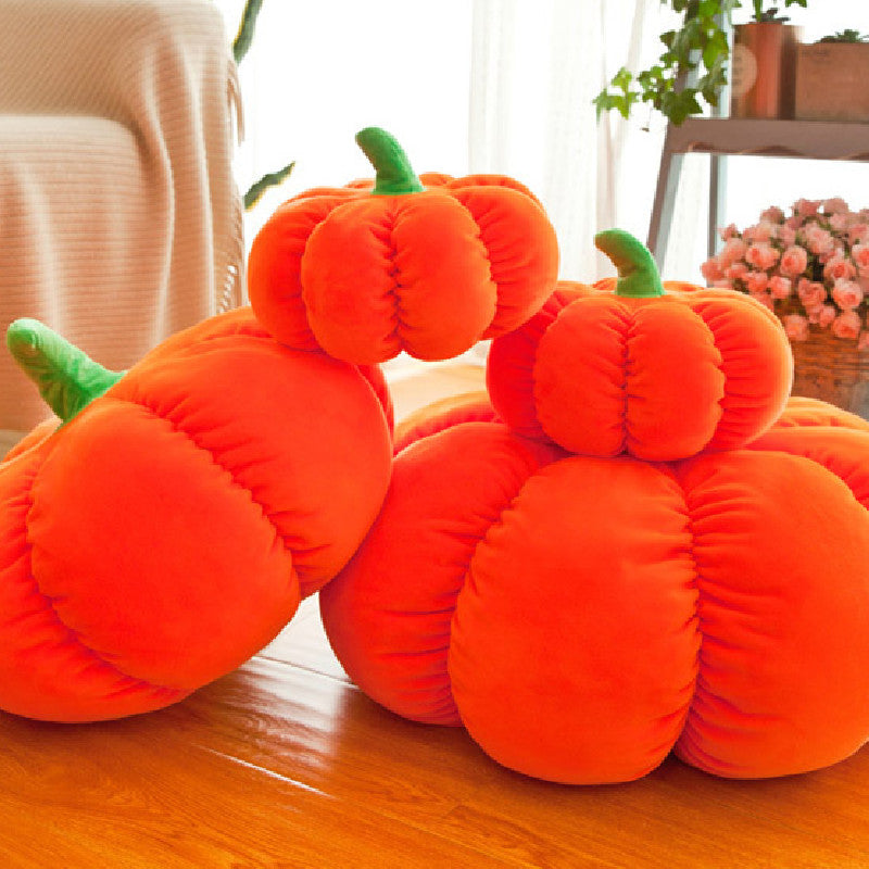 60CM Pumpkin Pillow Plush Toys Cartoon Soft Stuffed Dolls Mascot Birthday Xmas Gift Halloween Decor
