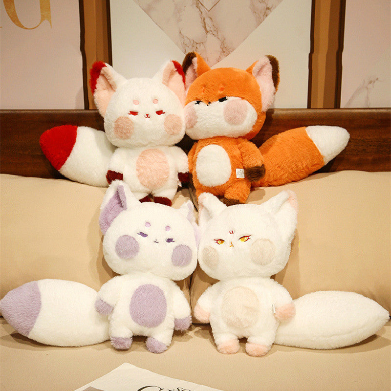 100CM Cute Big Tail Fox Pillow Stuffed Animals Plush Toy For Babies Kids Dolls Birthday Xmas Gifts