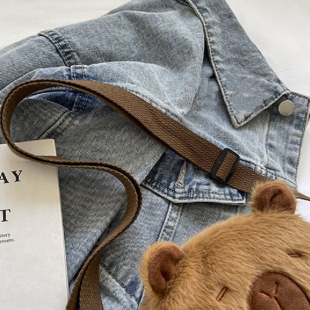 21CM Capybara Shoulder Bags Crossbody Bag Backpack School Bags Stuffed Animal Plush Gift