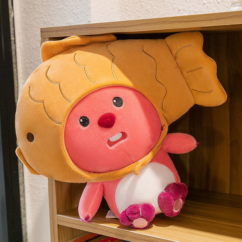 Cute Beaver Stuffed Animal Dolls Soft Kawaii Toy Birthday Gift For Kids Baby Mascot Xmas Gifts Halloween Pink Decor