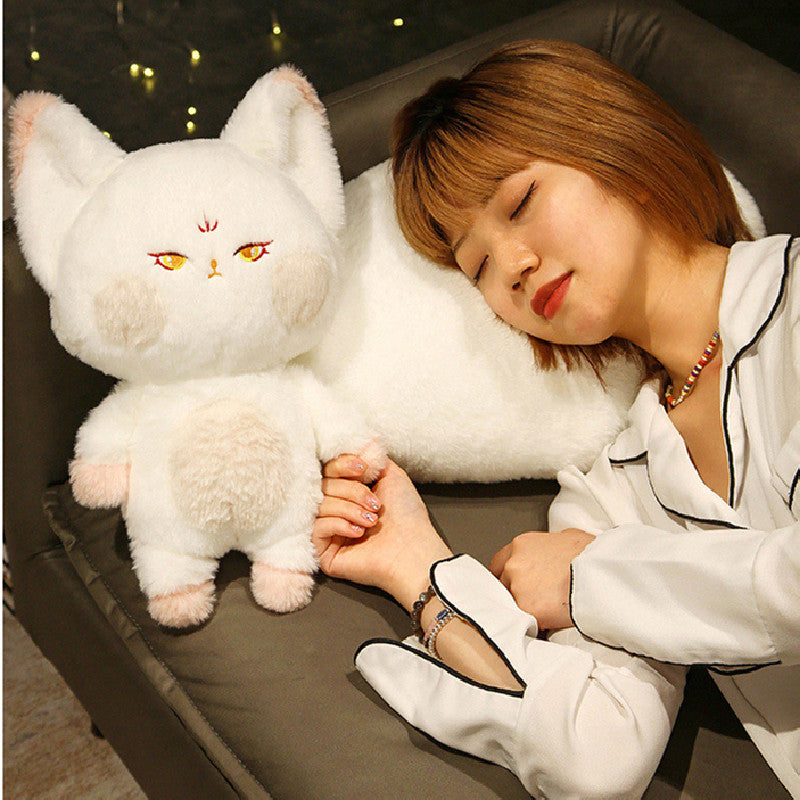 100CM Cute Big Tail Fox Pillow Stuffed Animals Plush Toy For Babies Kids Dolls Birthday Xmas Gifts