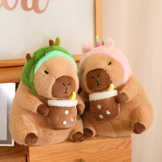 35CM Dinosaur Unicorn Rabbit Capybara Stuffed Animal Plush Toy Dolls Gift For Kids Baby Mascot Xmas Gifts