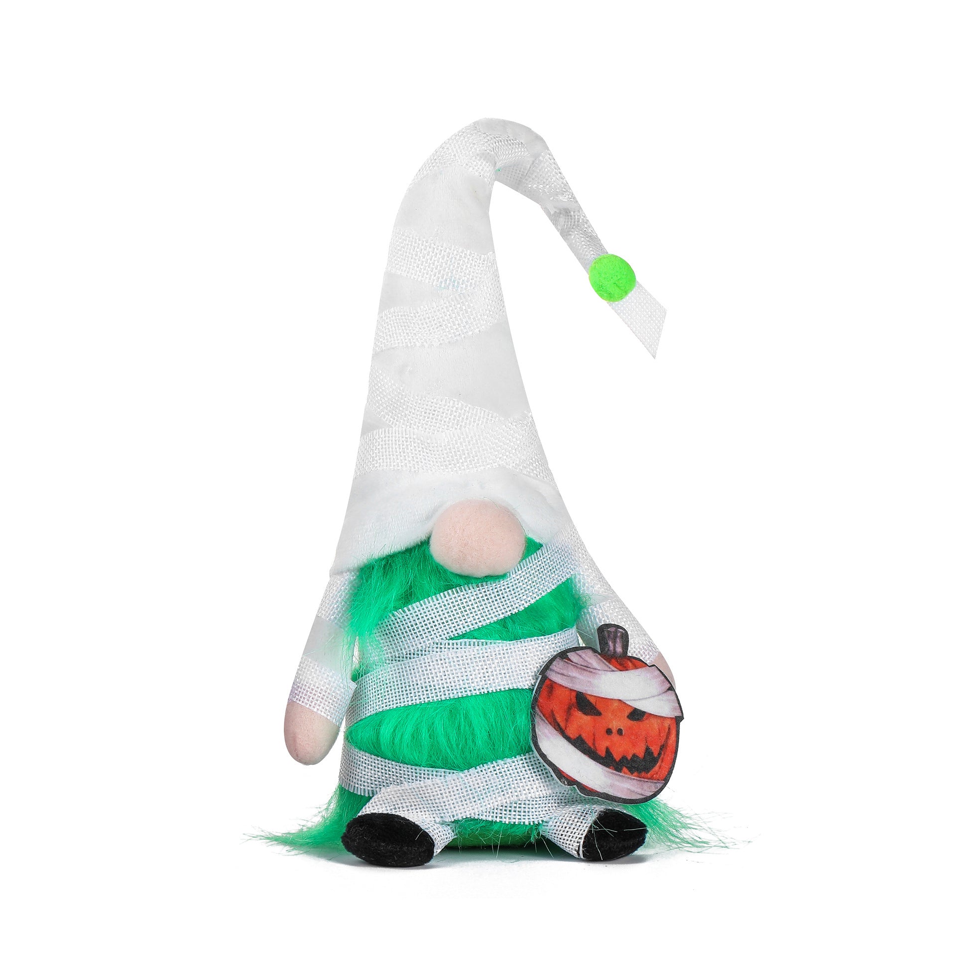 31CM Halloween Vampire Pumpkin Bandage The Gnome Figurine Dolls Toy Xmas Gifts Mascot Festival Home Decor