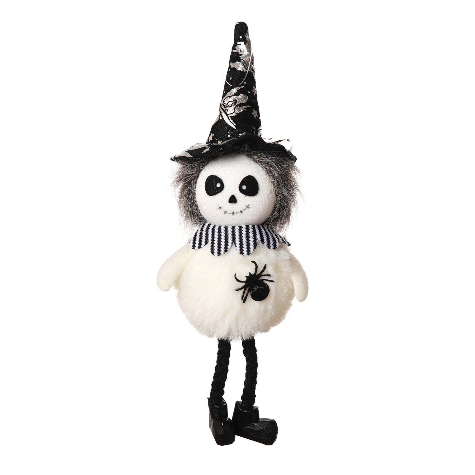 4PCS 19CM Halloween Pumpkin Ghost Widgets Witch Black Cat Charm Dolls Toy Xmas Gifts Mascot Festival Home Decor