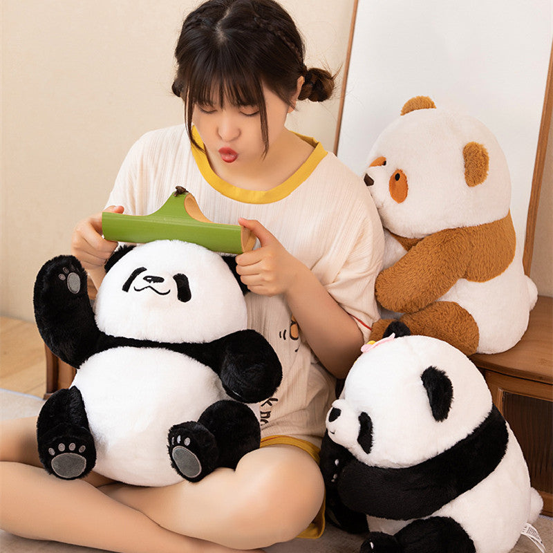 30CM Cute Panda Plush Toys Cartoon Soft Stuffed Animals Dolls Mascot Birthday Xmas Gift