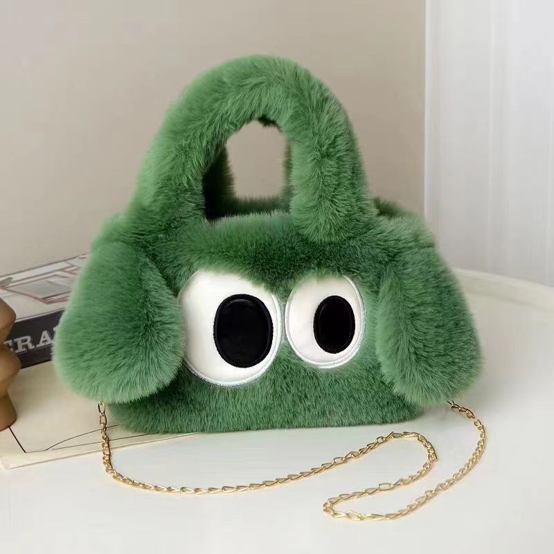 26CM Big Eyes Dog Cute Plush Bag Backpack School Bags Rucksack Cartoon Soft Stuffed Shoulder Bags Gift