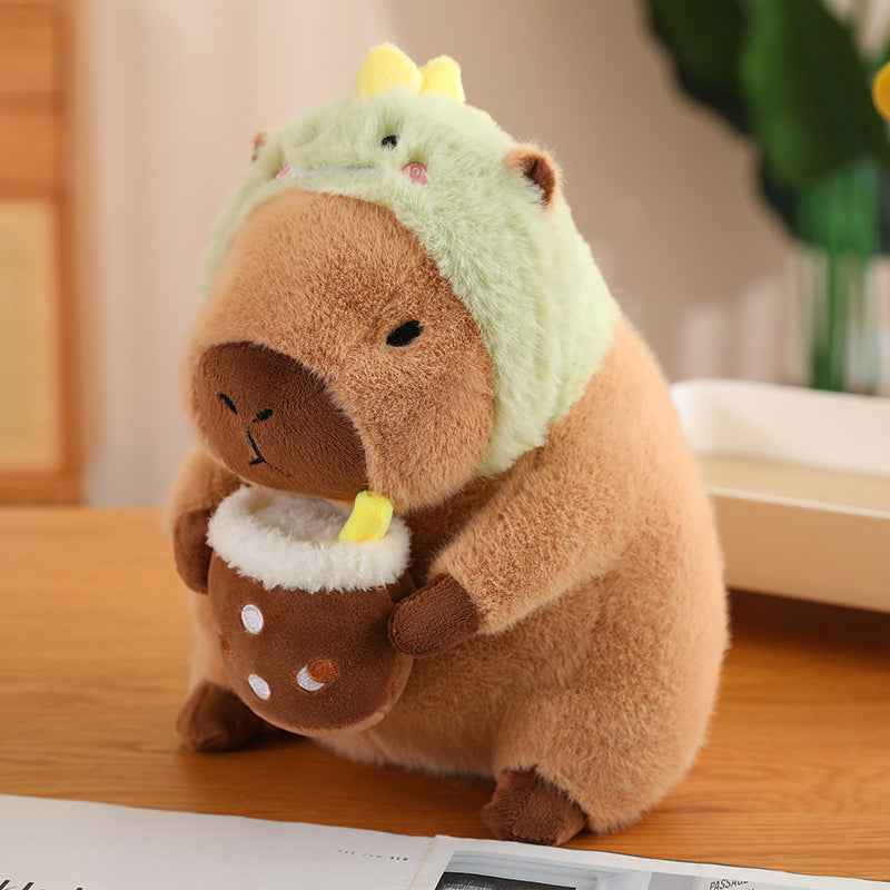35CM Dinosaur Unicorn Rabbit Capybara Stuffed Animal Plush Toy Dolls Gift For Kids Baby Mascot Xmas Gifts