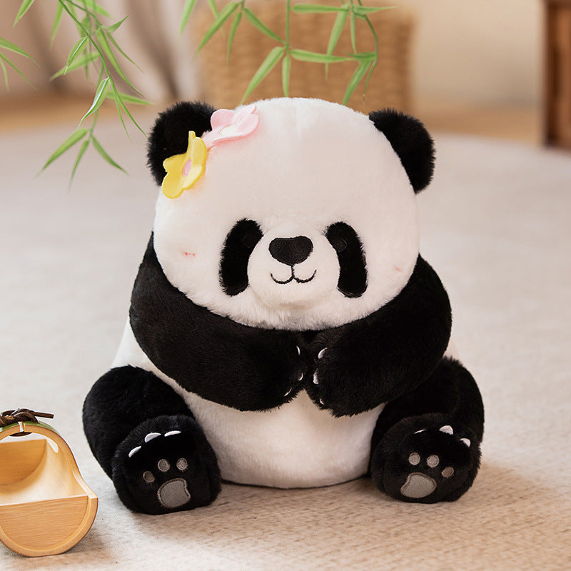 30CM Cute Panda Plush Toys Cartoon Soft Stuffed Animals Dolls Mascot Birthday Xmas Gift