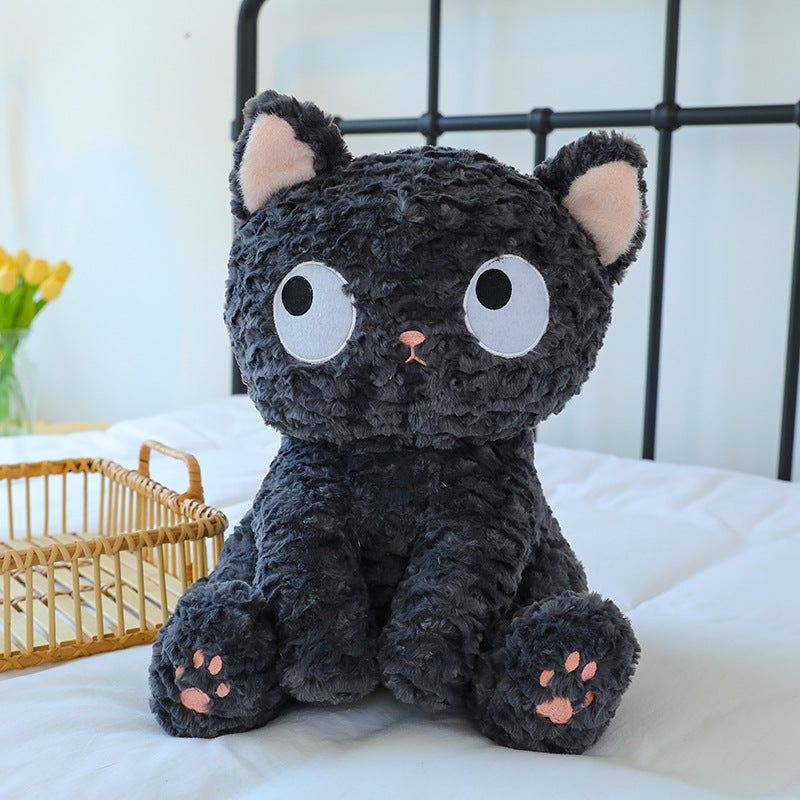 50CM Black Cat Pet Plush Toys Cartoon Soft Stuffed Animal Dolls Mascot Birthday Xmas Gift Home Decor