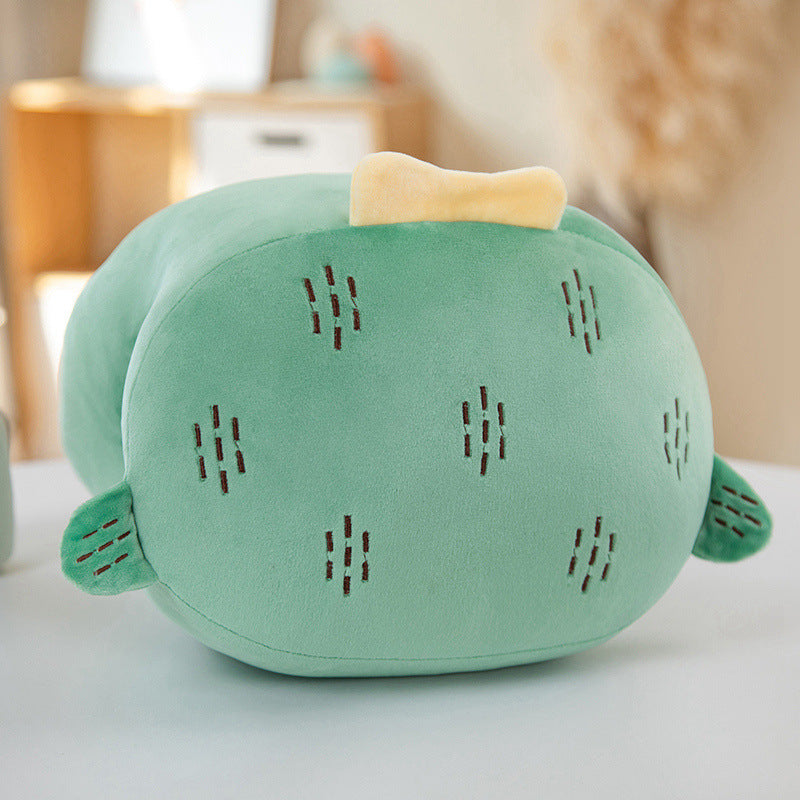 23CM Animals Dolls Cute Cartoon Plush Dinosaur Hand Warmers Bag Soft Plush Pillow Winter Expressive Gift For Kids Adult