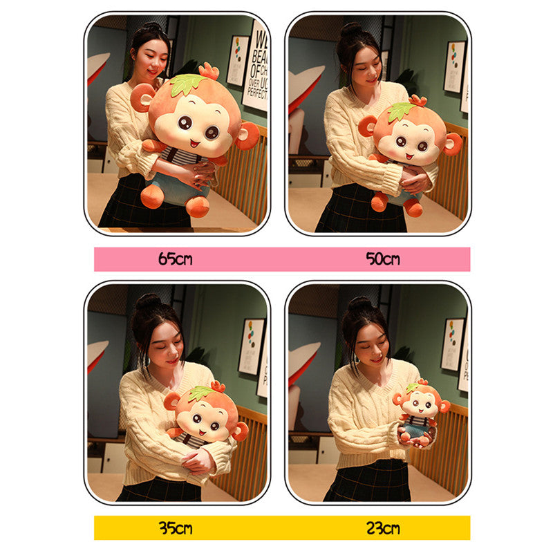 65CM Cute Monkey Dolls Stuffed Wild Animals Plush Pillow Toy For Kids Birthday Xmas Gifts