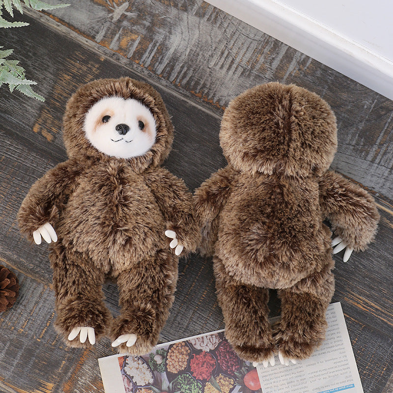 35CM Sloth Dolls Soft Cuddly Wild Animals Plush Toy Birthday Gift For Kids Baby Mascot Halloween Xmas Gifts