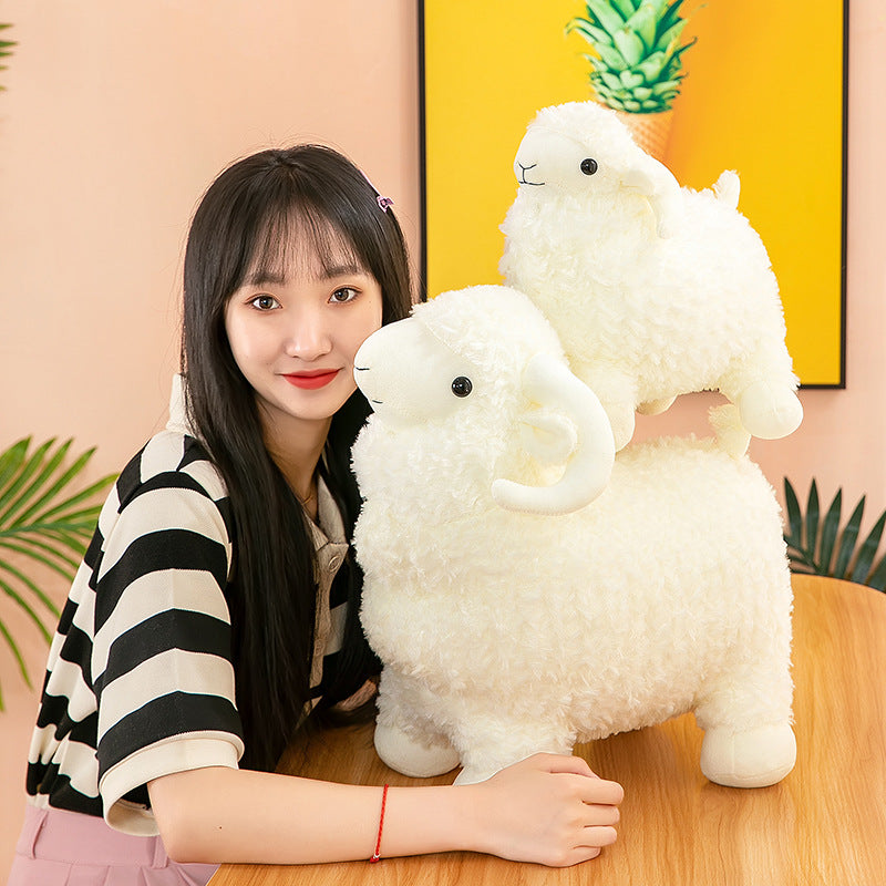 35CM Cute Sheep Plush Toys Stuffed Alpaca Animal Dolls For Kids Children Birthday Xmas Gift