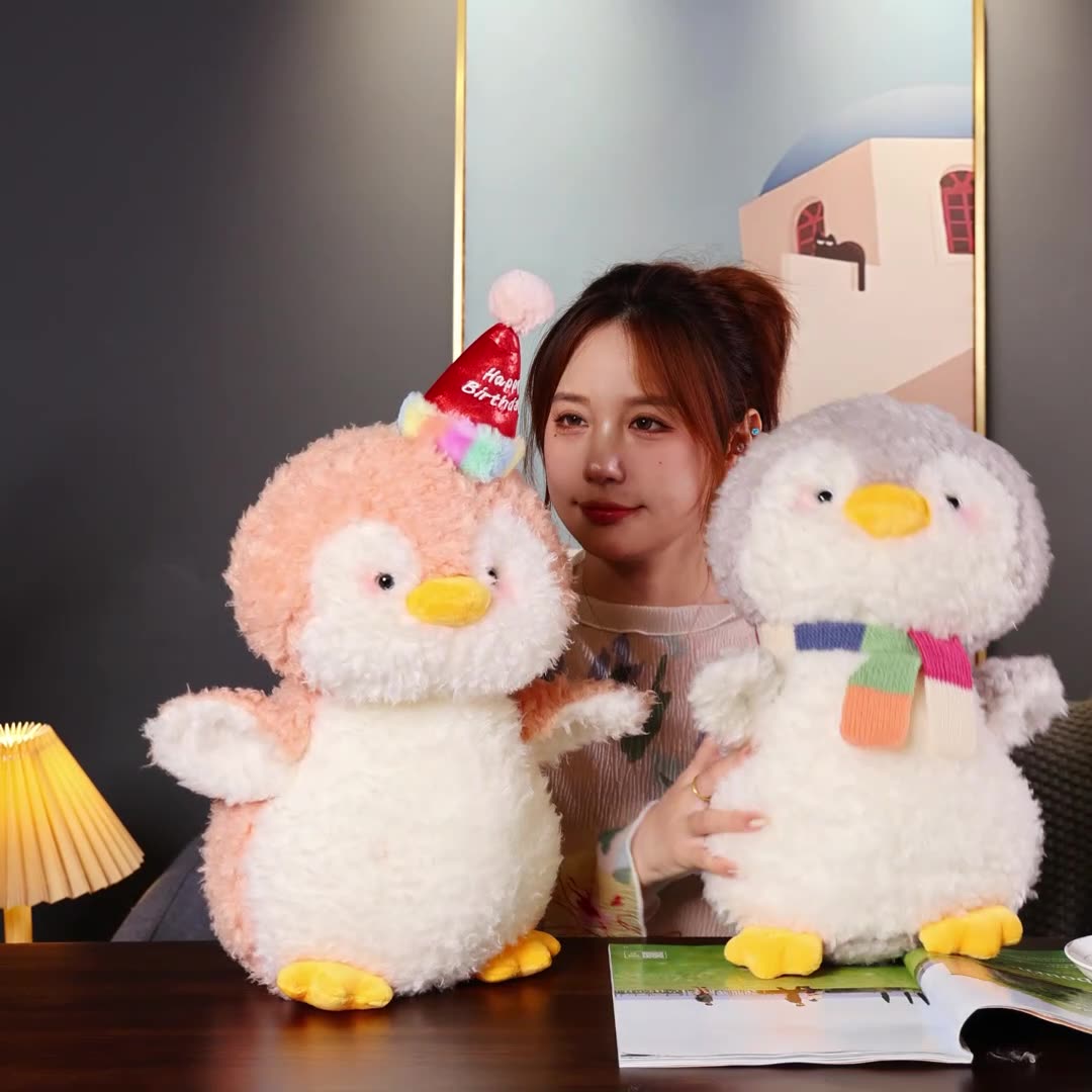 40CM Kawaii Penguin Toys Soft Dolls Animals Dolls Birthday Gift For Kids Baby Mascot Christmas Decor