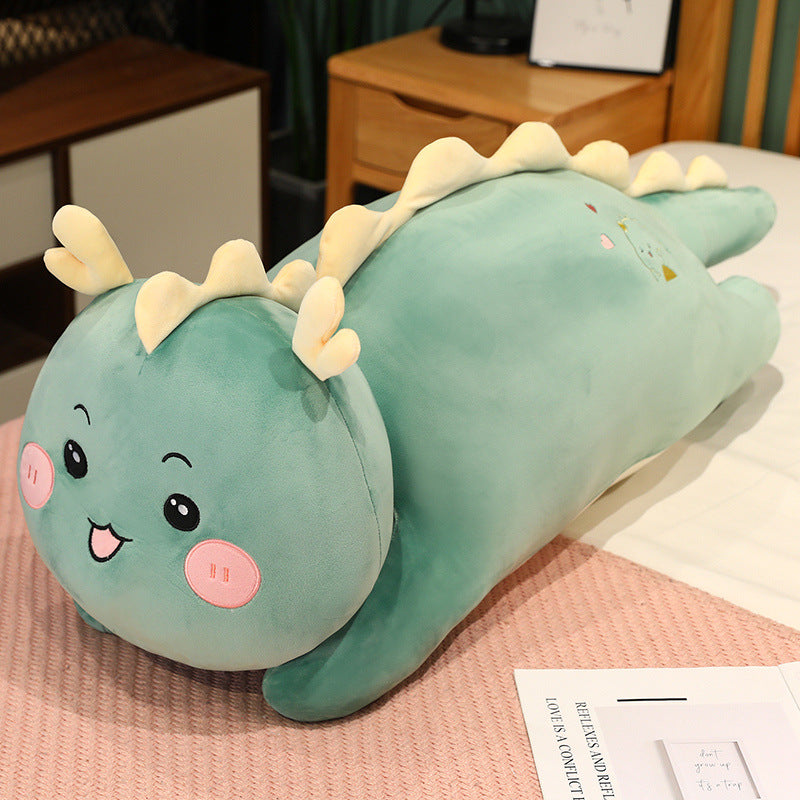 100CM Cute Fat Dragon Large Dinosaur Pillow Soft Stuffed Animal Dolls Plush Toys Mascot Birthday Xmas Gifts