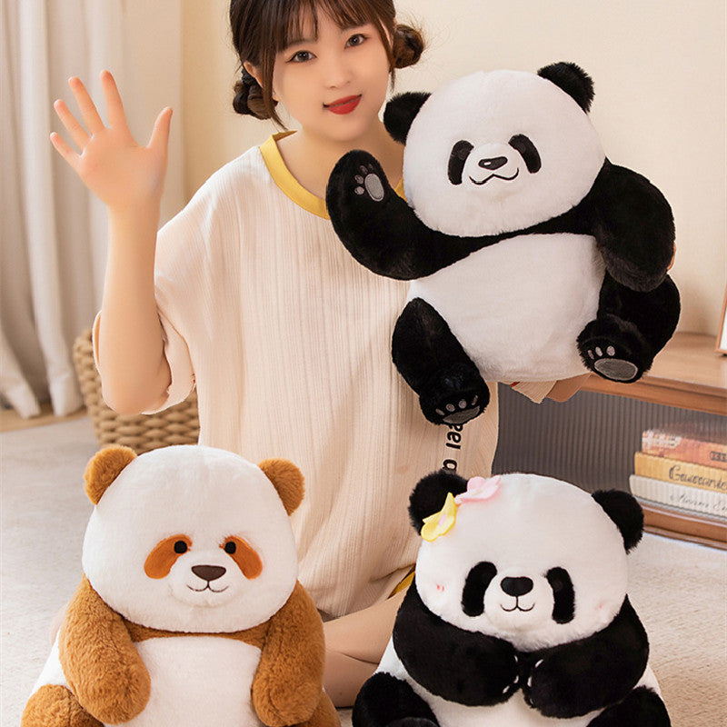 30CM Cute Panda Plush Toys Cartoon Soft Stuffed Animals Dolls Mascot Birthday Xmas Gift
