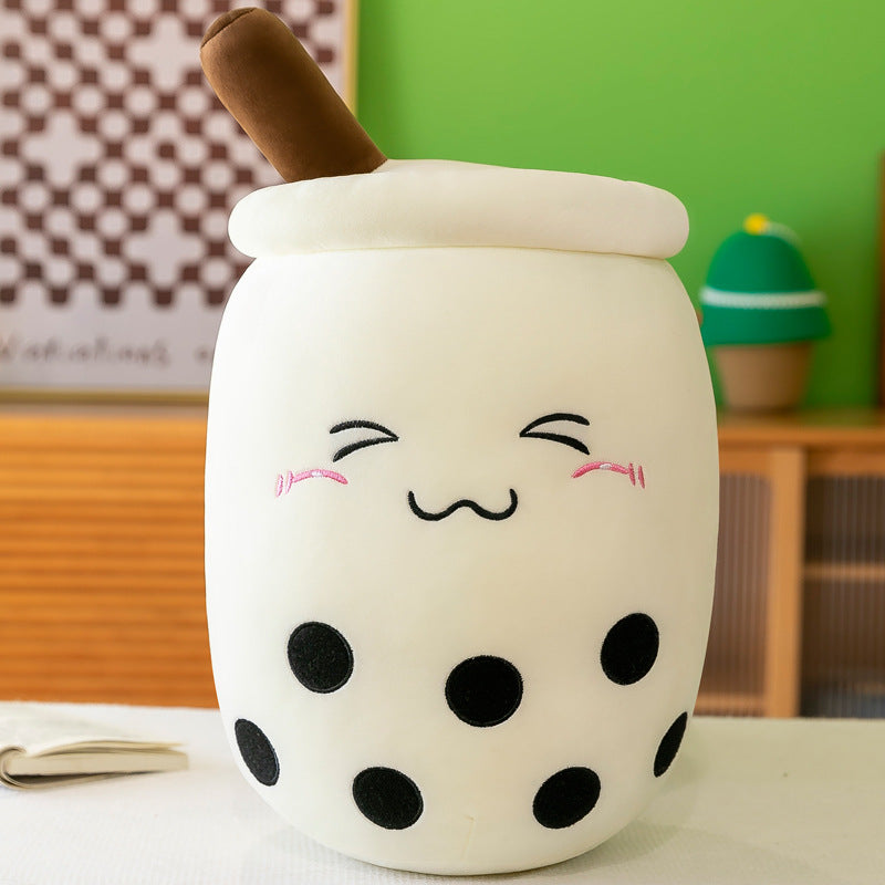 35CM Fruit Juices Bubble Milk Tea Plush Pillows Toy Cartoon Soft Stuffed Food Drink Dolls Mascot Birthday Xmas Gift