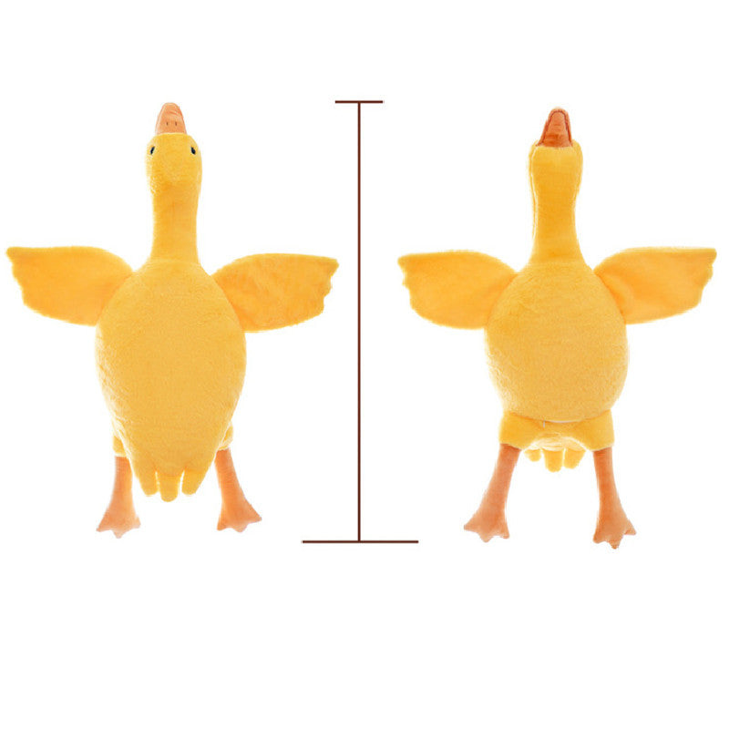 120CM Fat Geese Long Animal Pillow Plush Toys Cartoon Swan Soft Stuffed Dolls Mascot Birthday Xmas Gift