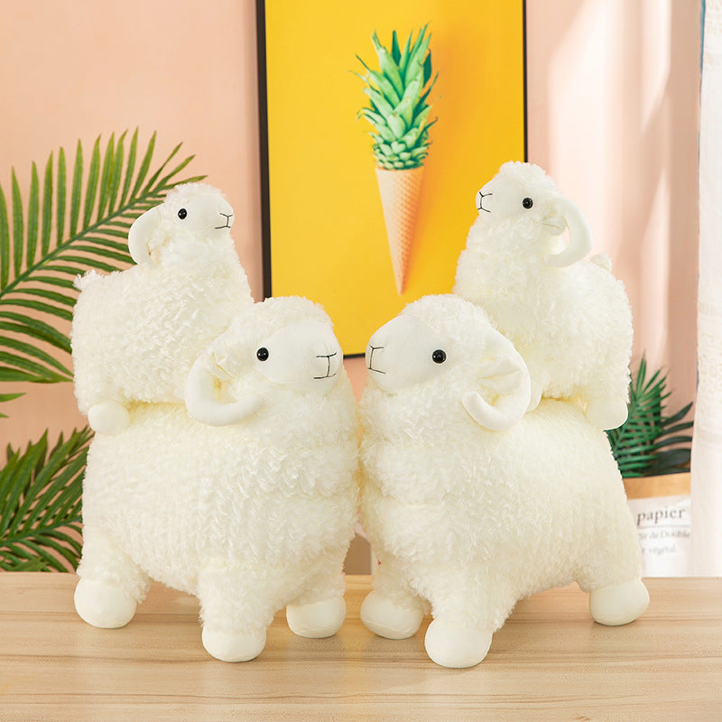 35CM Cute Sheep Plush Toys Stuffed Alpaca Animal Dolls For Kids Children Birthday Xmas Gift