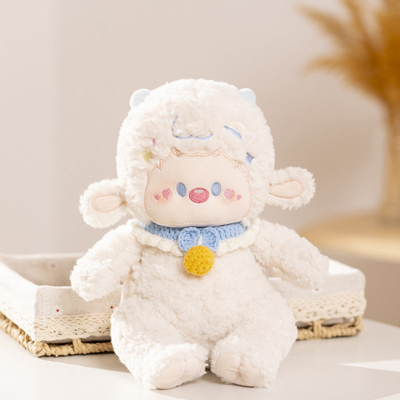 25CM Kawaii Sheep Plush Toys Stuffed Animal Dolls For Kids Children Birthday Xmas Valentine's Day Gift