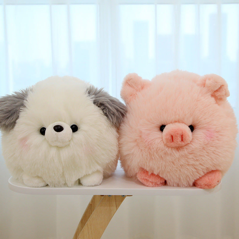 35CM Soft Stuffed Farm Animals Dolls Pig Dog Duck Rabbit Plush Toys Birthday For Kids Xmas Gift Home Decor