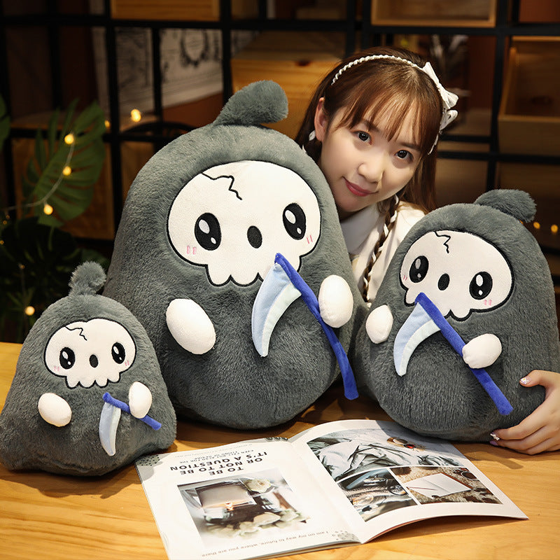 40CM Cute Ghost Skeleton Plush Toys Cartoon Soft Stuffed Dolls Gift For Kids Halloween Decor