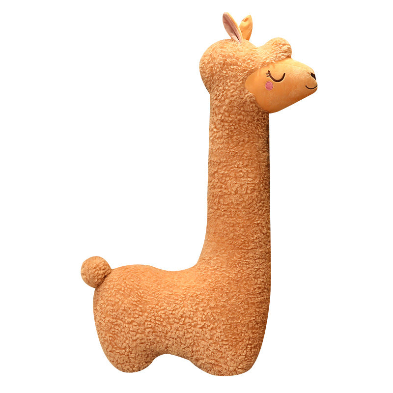 130CM Alpaca Pillow Plush Toys Cartoon Sheep Soft Stuffed Animal Dolls Mascot Birthday Xmas Gift Sleep Pillow