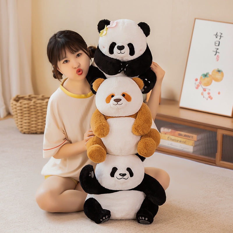 30CM Cute Panda Plush Toys Cartoon Soft Stuffed Animals Dolls Mascot Birthday Xmas Gift