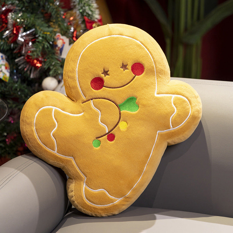 30CM Snowman Gingerbread Man Christmas Tree Plush Toy Dolls Stuffed Birthday Xmas Gifts For Kids Children Christmas Decor