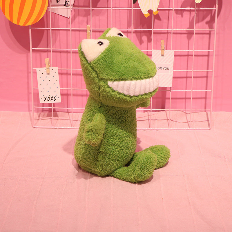 25CM Smile Wild Animals Dolls Koala/ Lion/ Crocodile/ Shark/ Frog/ Rhinoceros/ Bat Soft Toy Mascot Xmas Gifts Home Decor