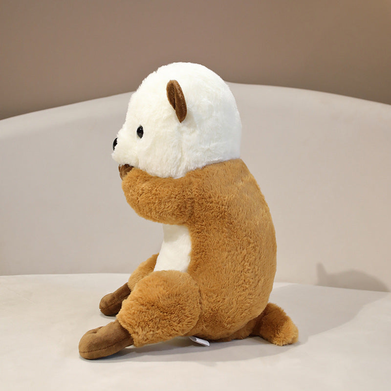 46CM Carton Sea Otter Stuffed Animal Soft Plush Dolls Toy Birthday Gift For Kids Baby Mascot Xmas Gifts Halloween Decor