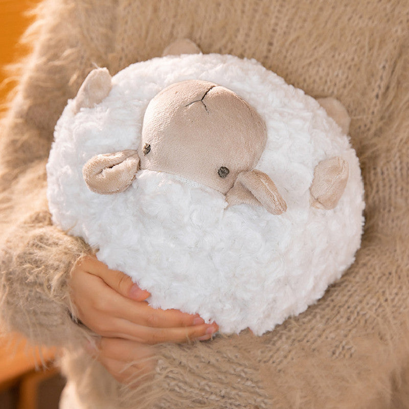28CM Cute Round Sheep Plush Toys Stuffed Alpaca Animal Dolls For Kids Children Birthday Xmas Gift
