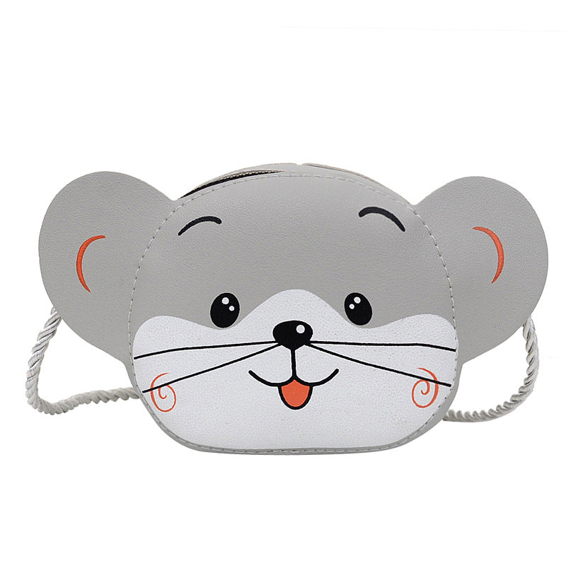 Kawaii Children Rabbit Bear Cat Animals Crossbody Shoulder Bag Chain Strap Purse Bag For Girls Kids Children's Day Gift