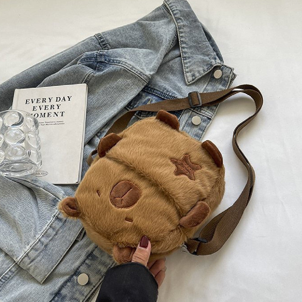 21CM Capybara Shoulder Bags Crossbody Bag Backpack School Bags Stuffed Animal Plush Gift