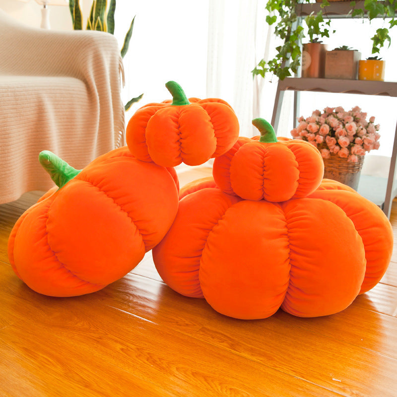60CM Pumpkin Pillow Plush Toys Cartoon Soft Stuffed Dolls Mascot Birthday Xmas Gift Halloween Decor