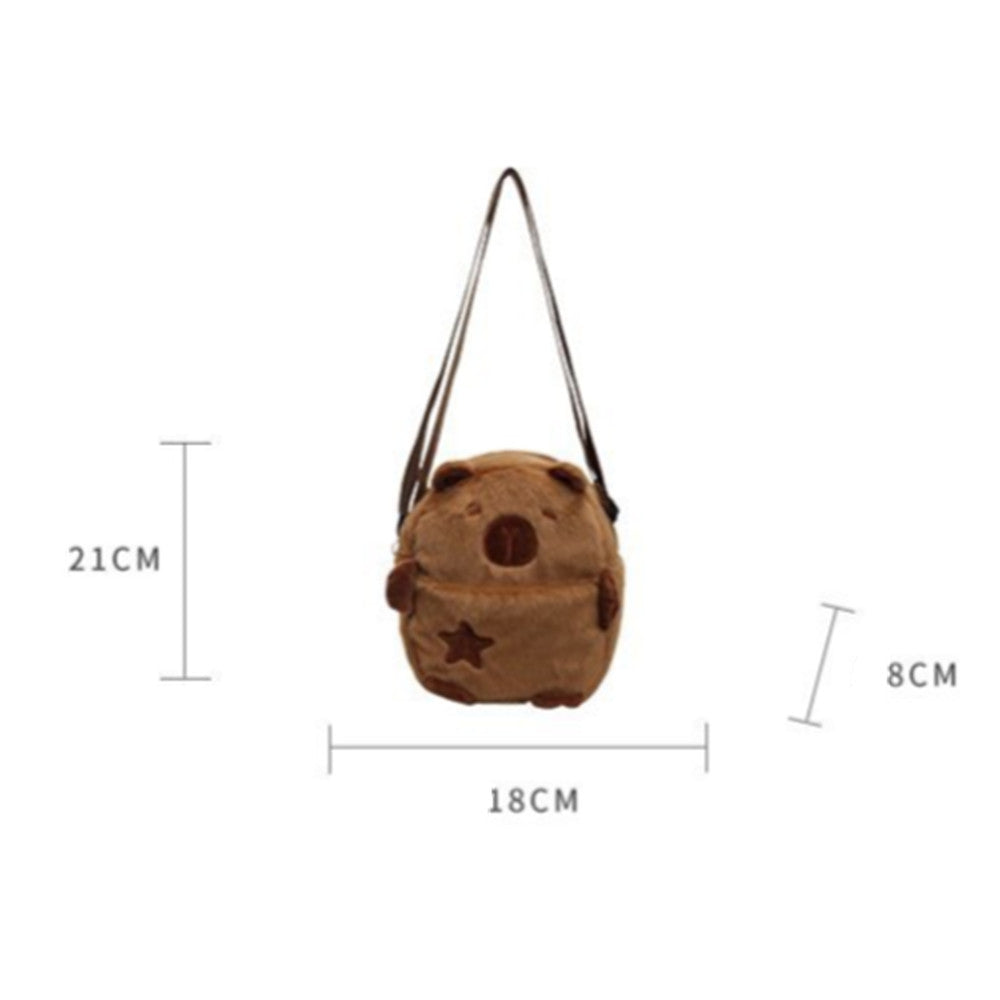 21CM Capybara Shoulder Bags Crossbody Bag Backpack School Bags Stuffed Animal Plush Gift