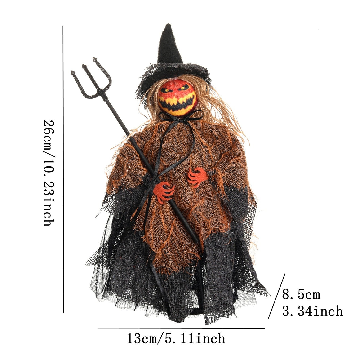 29CM Halloween Ghost Pumpkin Horror Dolls Toy Xmas Gifts Mascot Festival Home Decor
