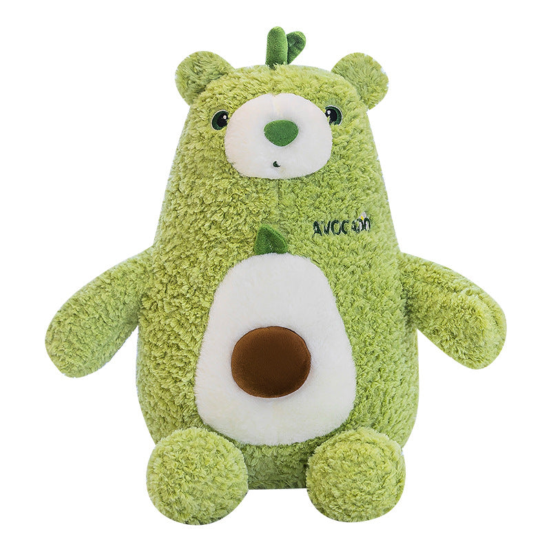 50CM Avocado Bear Pillow Soft Plush Toys Cartoon Stuffed Animals Dolls Mascot Kids Birthday Xmas Gift Home Decor