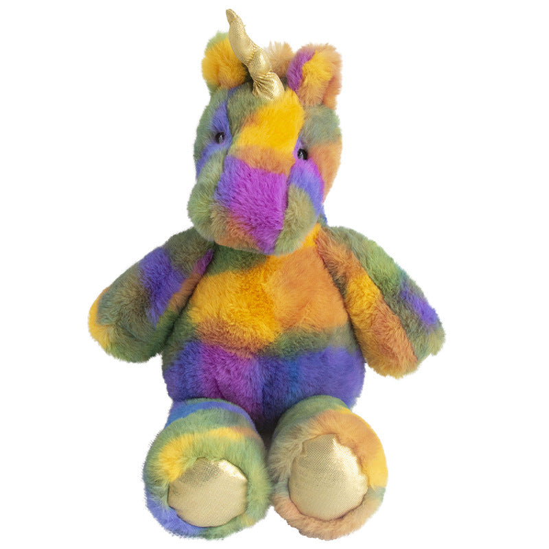 55CM Colorful Unicorn Stuffed Animal Pillows Toy Cartoon Soft Stuffed Animals Dolls Mascot Birthday Xmas Gift