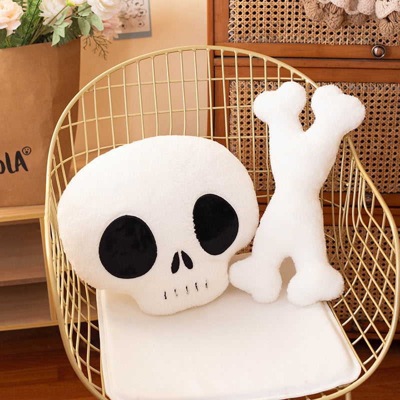 40CM Skeleton Intersecting Bones Dolls Skul Cosplay Plush Toys Cartoon Soft Stuffed Dolls Mascot Halloween Gift