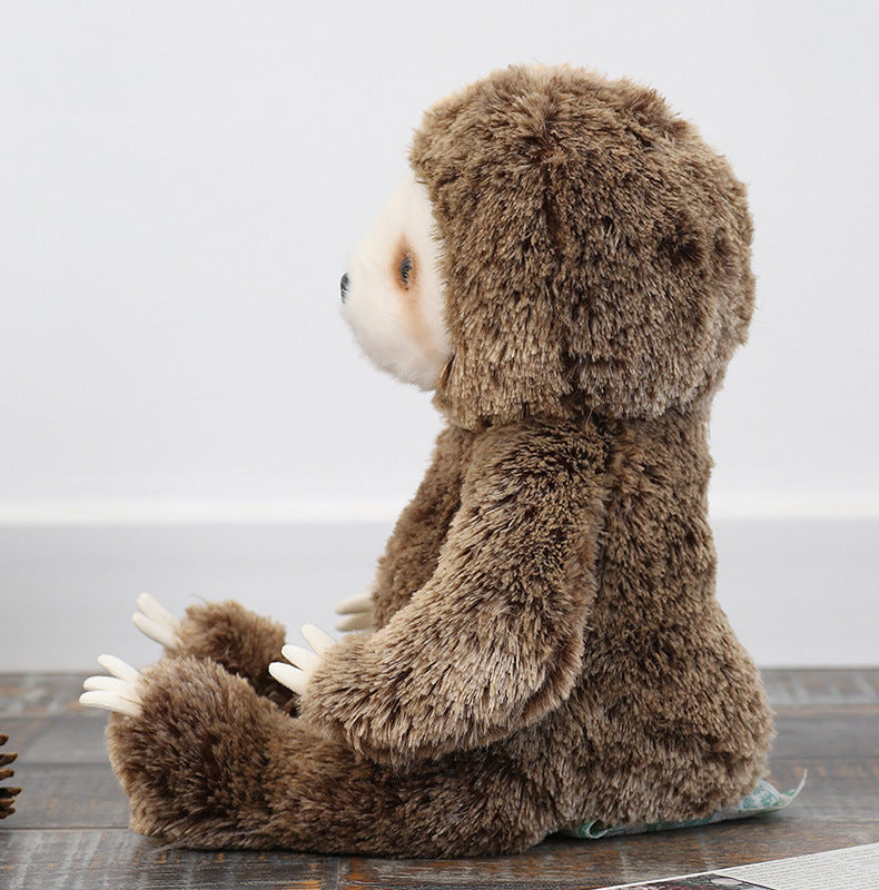 35CM Sloth Dolls Soft Cuddly Wild Animals Plush Toy Birthday Gift For Kids Baby Mascot Halloween Xmas Gifts